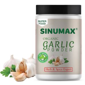 SINUMAX Garlic Powder – With Powerful Cholesterol Lowering Ability & Combat Obesity